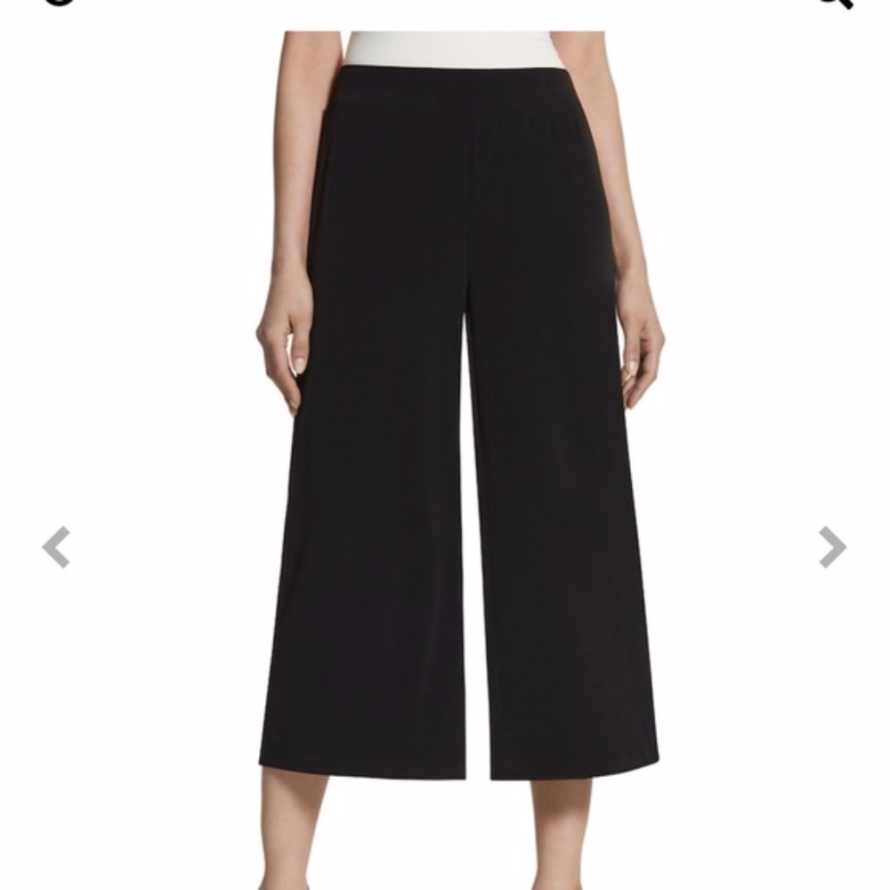 Chico's Travelers Palazzo Crop Pants Size 1